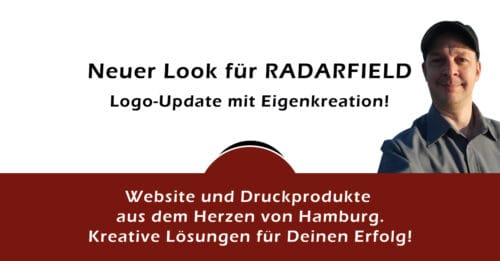 Neuer Look für RADARFIELD: Logo-Update mit Eigenkreation! 🚀 Website und 📖 Druckprodukte aus dem Herzen von Hamburg - Kreative Lösungen für Deinen Erfolg - gockel (.) eu